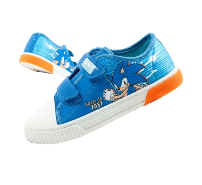 Leomil Sonic dětské sportovní boty lehké tenisky na suchý zip modré červené