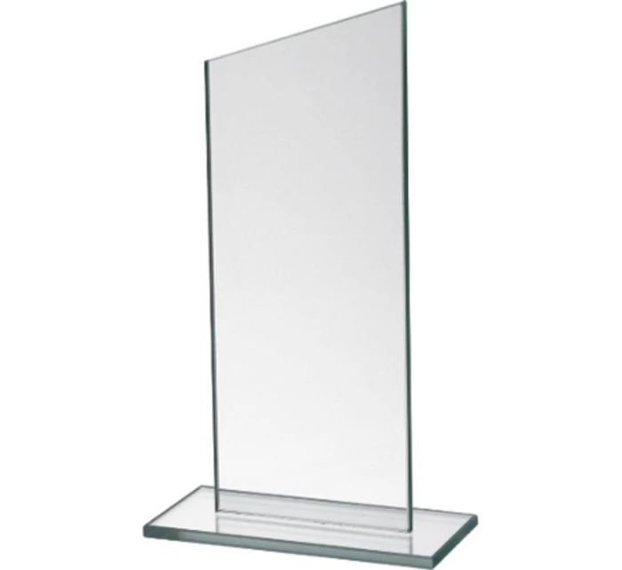 Skleněná trofej s matným podstavcem