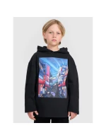 Chlapecká mikina s kapucí model 21816926 - 4F Chlapecká mikina s kapucí model 21816926 - 4F