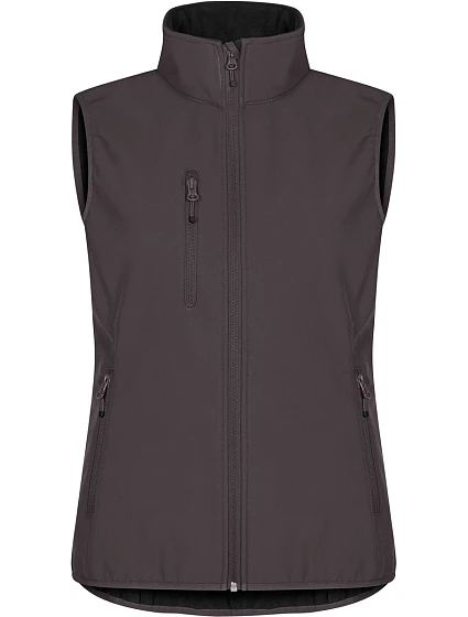 Clique Classic Softshell Vest W Dámská 3-vrstvá softshellová vesta 67.0916 dark grey