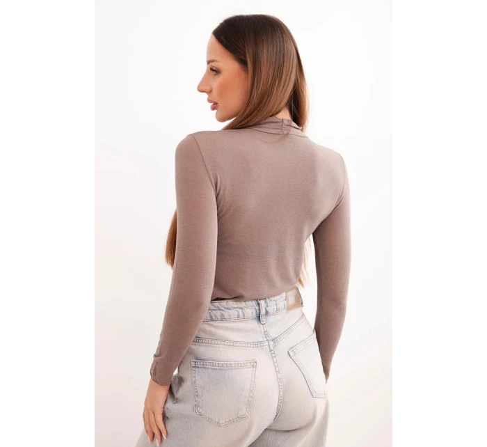 Dámská blůza z model 21777055 s jemným rolákem a dlouhým rukávem fango - K-Fashion