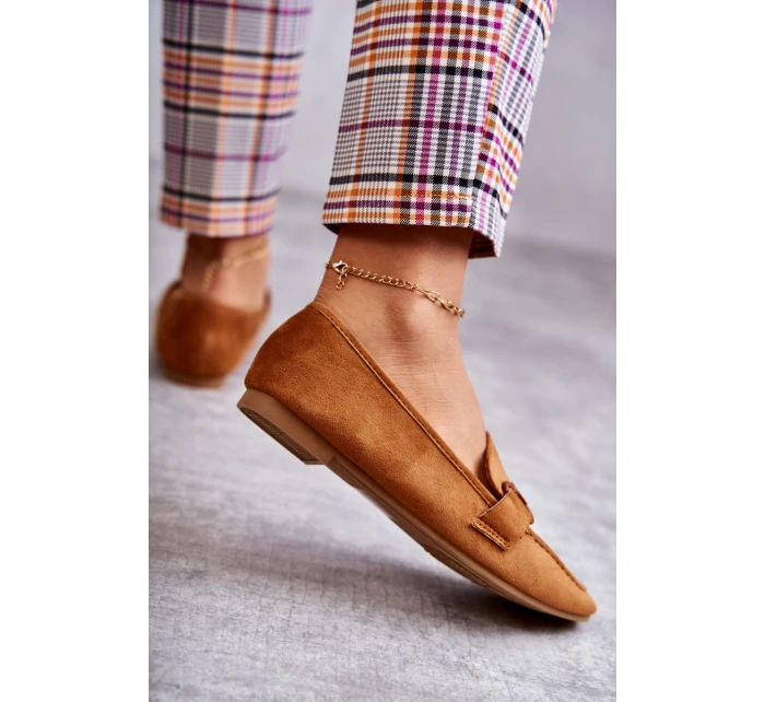 Semišové mokasíny se zdobením velbloudí model 21596166 - Boto