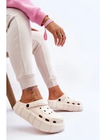 Dámská pěnová platforma Crocs Béžove Beckett Dámská pěnová platforma Crocs Béžove Beckett