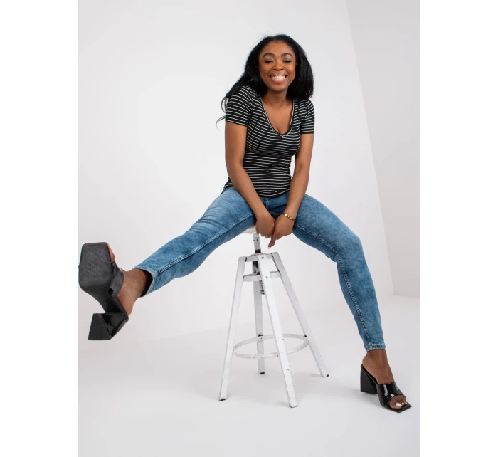 Džíny kalhoty D85035C62220M263 modré