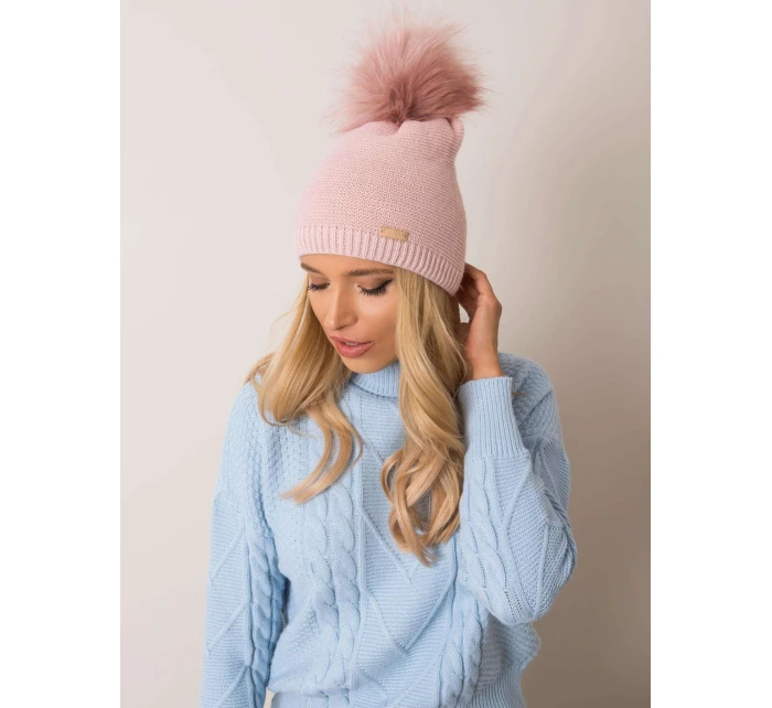 Dámská čepice.69 světle růžová