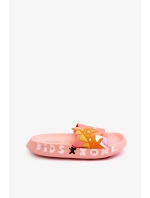 Dětské pěnové pantofle Dinosaur Světle růžová Dario