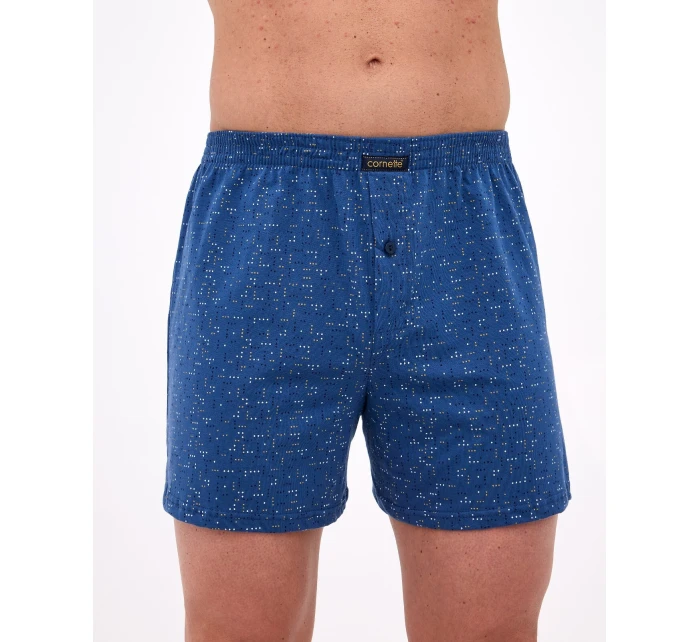 Pánské boxerky Comfort 002/320 Modrá vzor - Cornette Pánské boxerky Comfort 002/320 Modrá vzor - Cornette