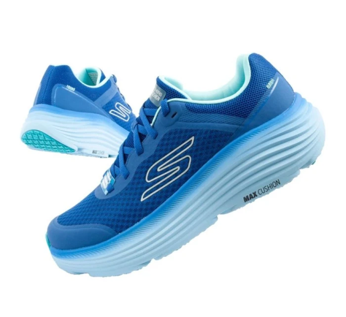 Pánská sportovní běžecká obuv Skechers Max Cushioning light blue
