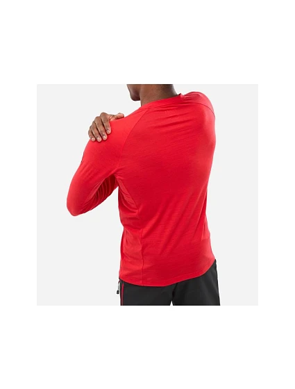 Pánské tričko MILLET Trilogy Wool Ts Ls M, červené
