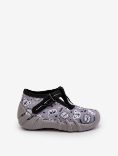 Pohodlné dětské pantofle Šedé model 21662294 - Befado