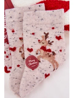 Dámské Vánoční Ponožky S A  Šedé model 21786728 - Aura.via