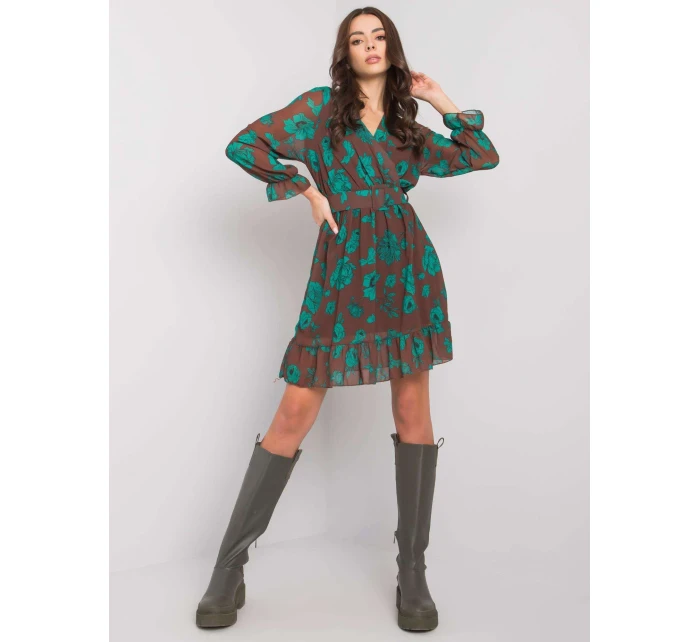 Šaty DHJ SK 12220 3.51P hnědá