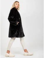 Dámský kabát TW EN model 17828114 černý - FPrice Dámský kabát TW EN model 17828114 černý - FPrice