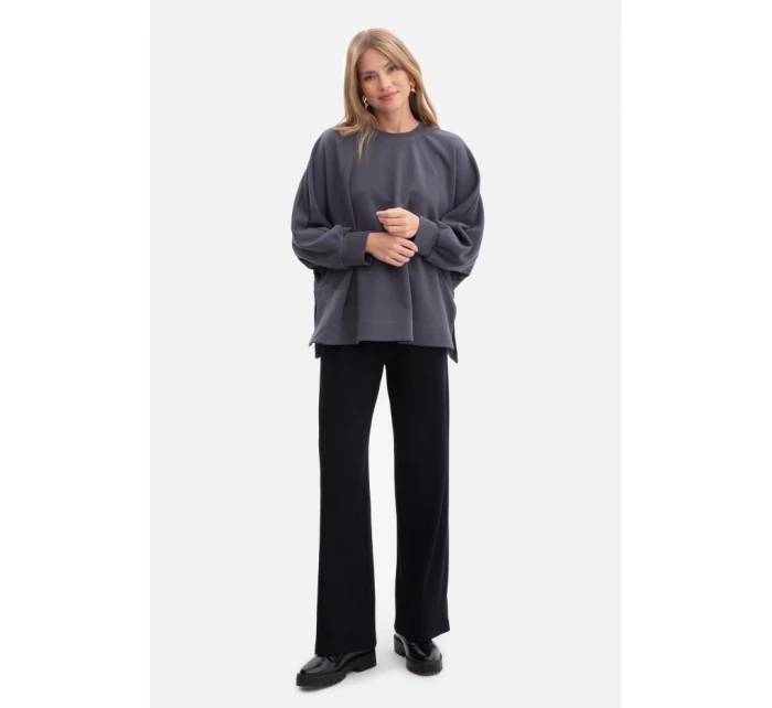 Pletená mikina uvolněného střihu model 21379939 - BeWear