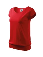 City tričko dámské červená City tričko dámské červená