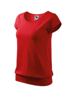 City tričko dámské červená