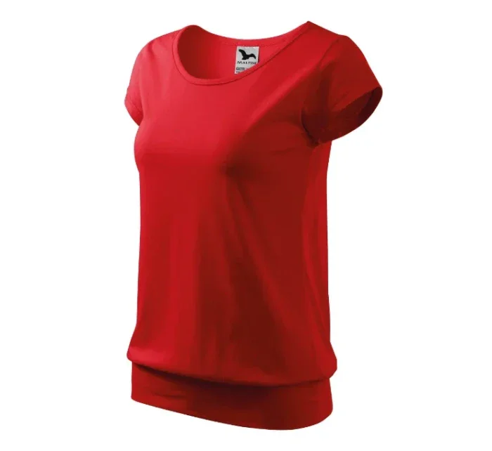 City tričko dámské červená City tričko dámské červená