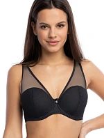 Polovyztužená dámská podprsenka semi soft BS 1124 Hera černá - Gaia