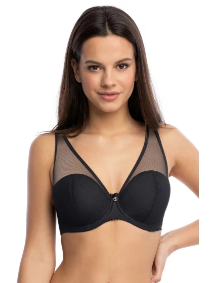 Polovyztužená dámská podprsenka semi soft BS černá model 18828820 - Gaia Polovyztužená dámská podprsenka semi soft BS černá model 18828820 - Gaia