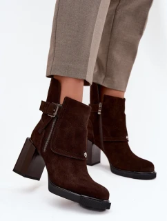 Boty na podpatku  model 217806 Step in style