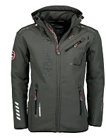 Bunda softshellová Geographical Norway Royaute ASSOR B MEN 068 M WW1975H/GN/Dark šedá / černá