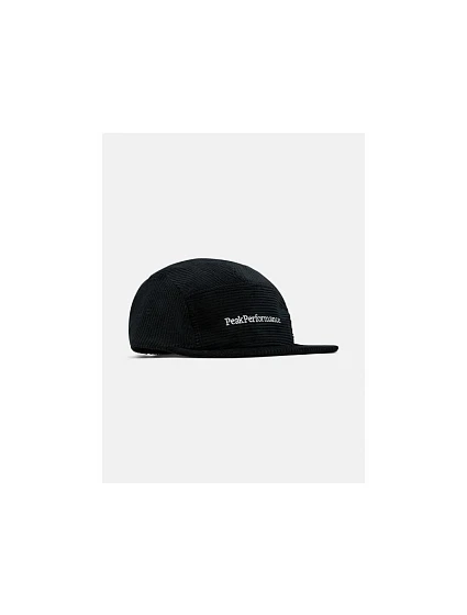 Čepice PEAK PERFORMANCE Cord Cap, černá