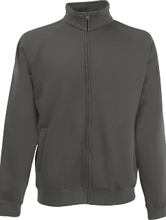 Fruit of the Loom Premium Sweat Jacket Mikina 16.2228 light graphite