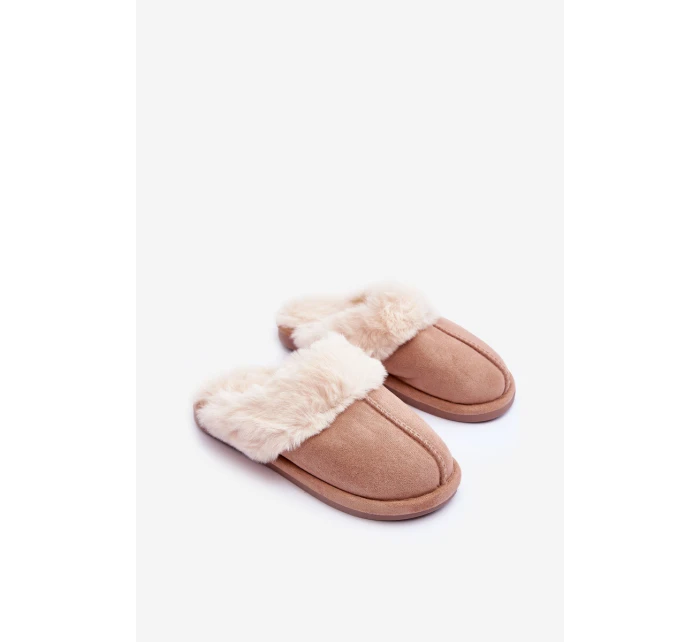 Dámské Pantofle s Kožíškem model 21631458 - Boto Dámské Pantofle s Kožíškem model 21631458 - Boto