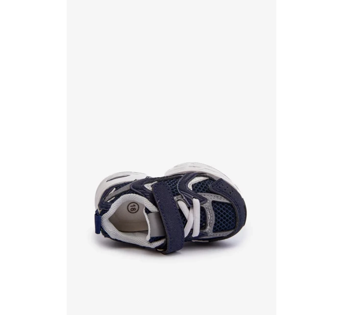 Dětská sportovní obuv Tenisky na suchý zip, Navy Blue Rulagia