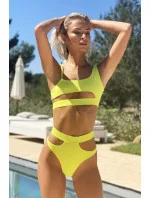 Dámské plavky Malibu Cut Out Bikini Lime model 13664186 - Gemini