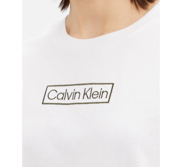 Dámský kraťasový set - QS6804E 0SR bílá/khaki  - Calvin Klein