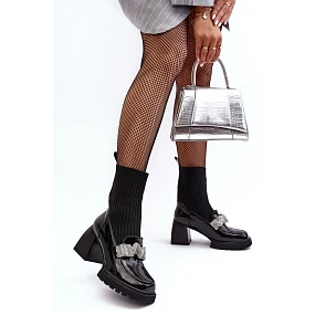 Boty na podpatku model 187357 Step in style Boty na podpatku model 187357 Step in style