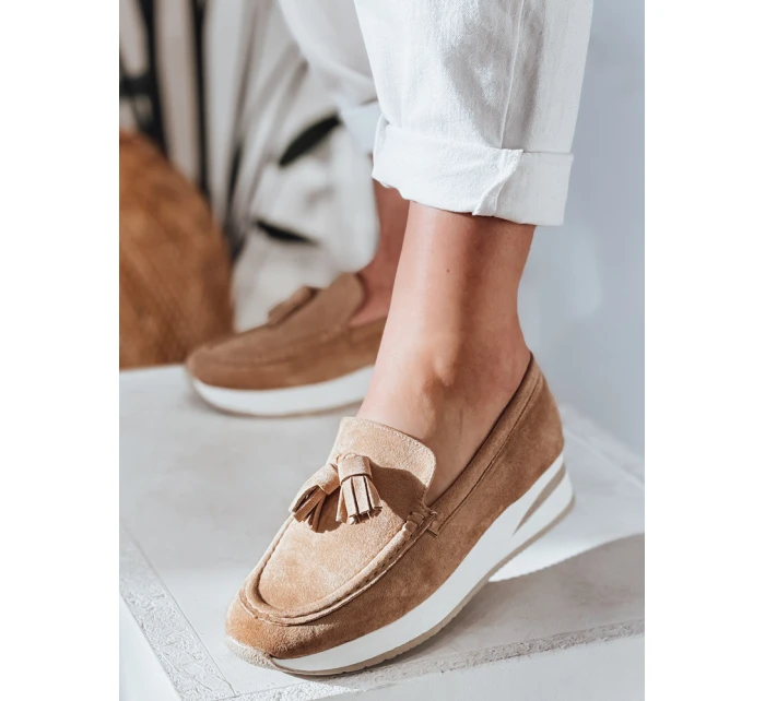 Dámské mokasíny na khaki Dstreet model 21984203 - FashionStreet Dámské mokasíny na khaki Dstreet model 21984203 - FashionStreet