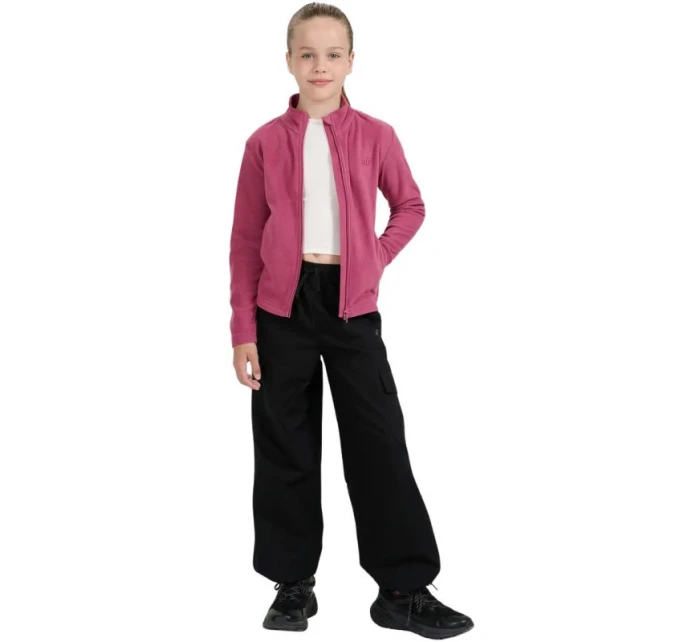Dívčí fleece 4F F346 tmavě fialový 4FJWAW25TFLEF346 50S Dívčí fleece 4F F346 tmavě fialový 4FJWAW25TFLEF346 50S
