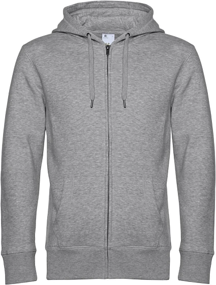 B&C KING Zipped Hood_° Pánská mikina s kapucí 01.U03K heather grey B&C KING Zipped Hood_° Pánská mikina s kapucí 01.U03K heather grey