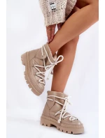 Dámské módní sněhule Béžove model 21603560 - Boto