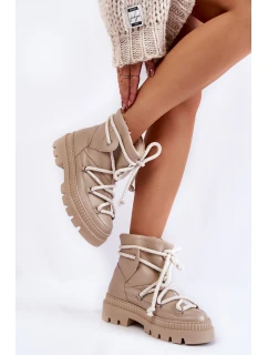 Dámské módní sněhule Béžove model 21603560 - Boto