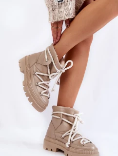 Dámské módní sněhule Béžove model 21603560 - Boto