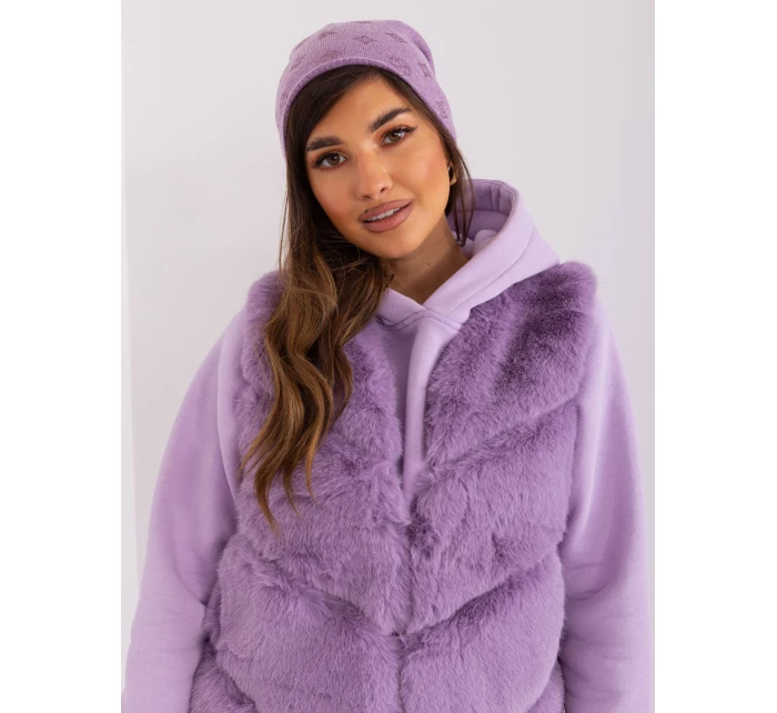 Czapka AT CZ model 18997426 jasny fioletowy - FPrice Czapka AT CZ model 18997426 jasny fioletowy - FPrice