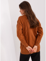 Sweter AT SW 2241.36P jasny brązowy