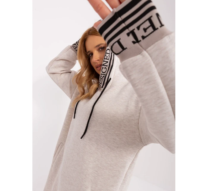 Tunika RV TU model 19069193 jasny beżowy - FPrice Tunika RV TU model 19069193 jasny beżowy - FPrice