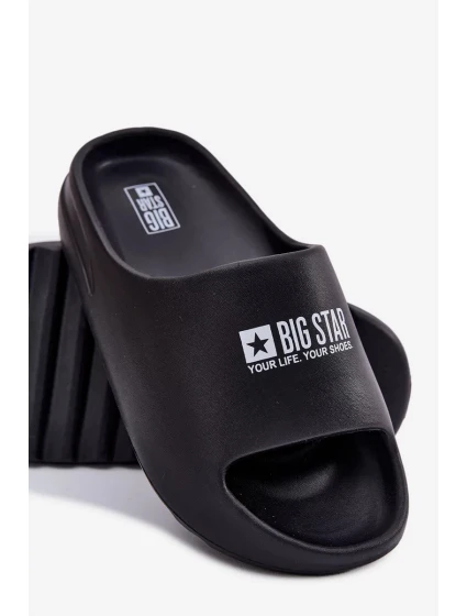 Pánské pěnové pantofle Big Star – černé Pánské pěnové pantofle Big Star – černé