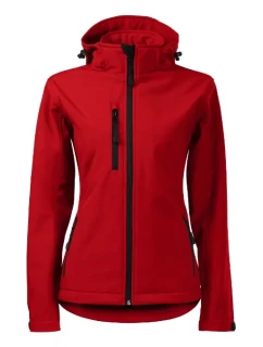 Performance softshellová bunda dámská červená