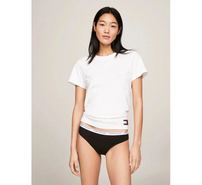 Dámské kalhotky 3PACK UW0UW04895 0R3 vínová/béžová/černá - Tommy Hilfiger