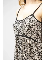 Italian Fashion Abisynia w.r. crêpe barva:print/black