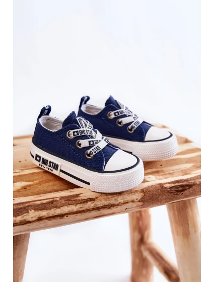 Dětské látkové tenisky BIG STAR model 21594798 Námořnická modrá - Big Star Shoes