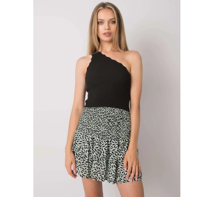 Sukně RO SD 2511 4.18P černá a zelená Sukně RO SD 2511 4.18P černá a zelená