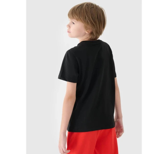 Chlapecké tričko s potiskem 4F Junior 4FJWMM00TTSHM1627-20S Chlapecké tričko s potiskem 4F Junior 4FJWMM00TTSHM1627-20S
