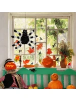 DEKORATIVNÍ FIGURKA HALLOWEENSKÝ PAVOUK BÍLÁ