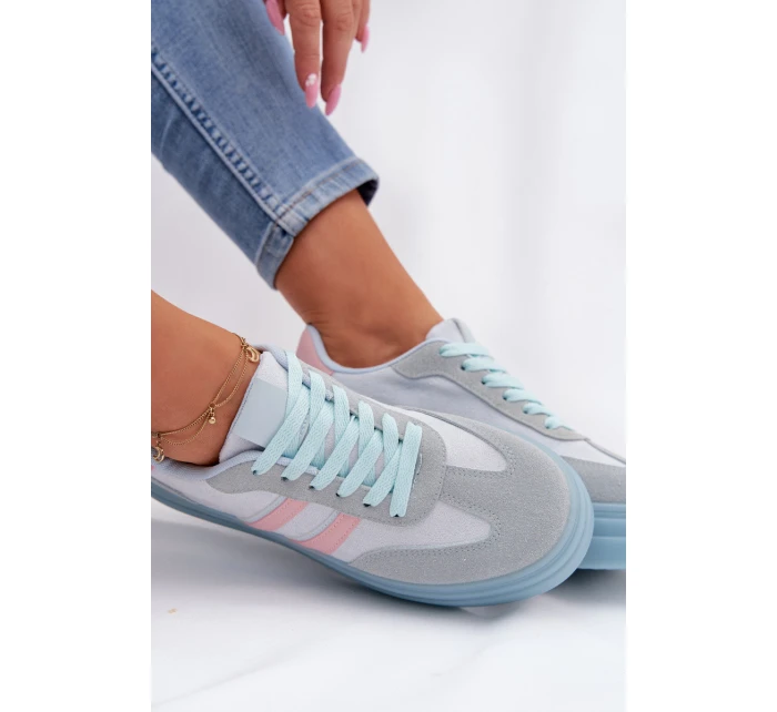 Dámské tenisky na platformě modré Galleria